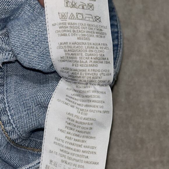 Guess Womens Sleeveless Denim Jean Jacket Vest XS Light Wash Distressed Retro - Picture 10 of 11